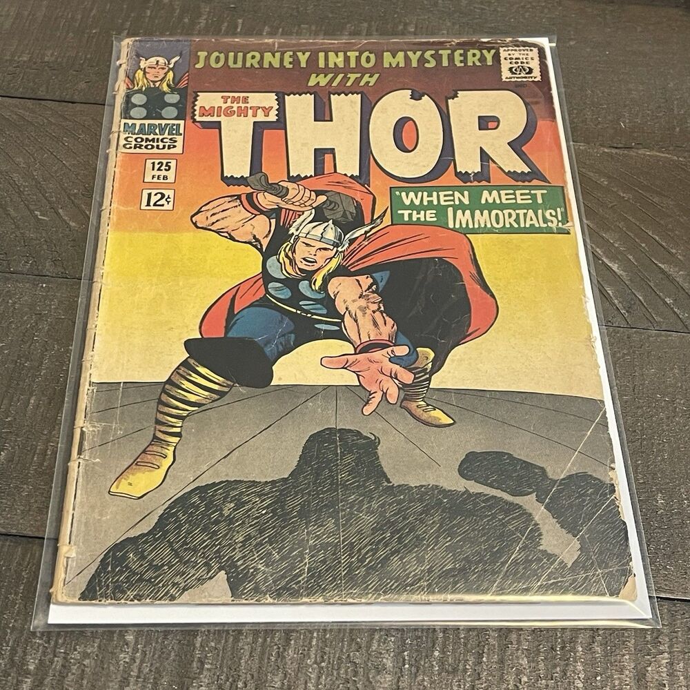 Thor Journey Into Mystery #125 1966 Marvel Comic Book Low Grade